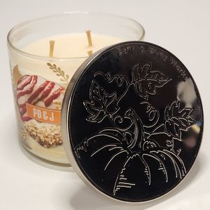 Rare PB&J bath and body works 3 wick candle